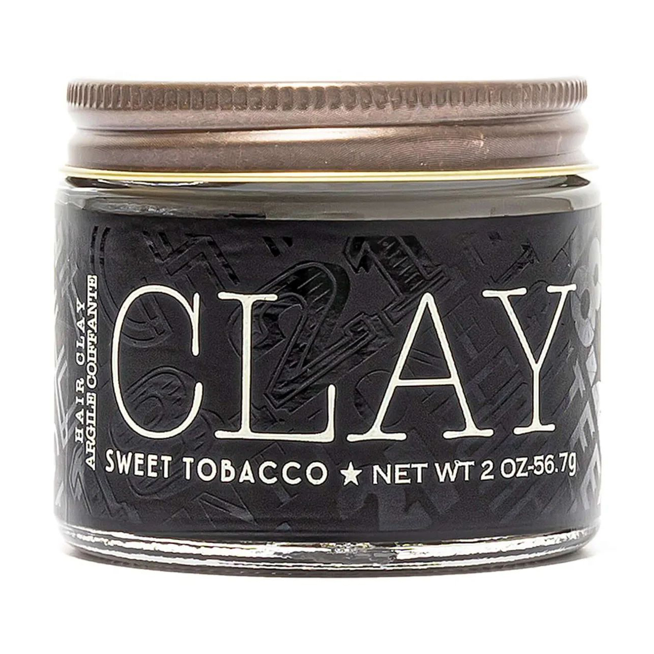 Чоловіча глина для укладання волосся 18.21 Man Made Clay, Sweet Tobacco Середня фіксація, 56.7 г